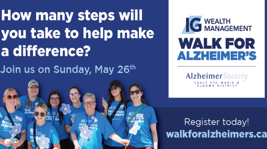 IG Wealth Management Walk For Alzheimer's Society Sault Ste. Marie & Algoma District