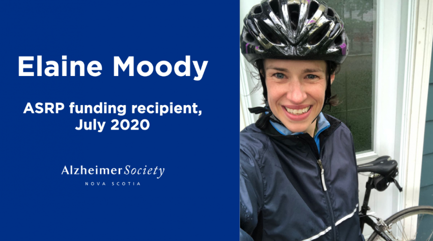 Elaine Moody ASRP funding recipient, July 2020