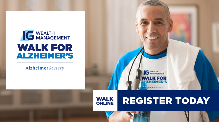 register for the 2021 IG Wealth Management Walk for Alzheimer's