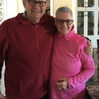 Alzheimer society clients, Gaylene and Bill