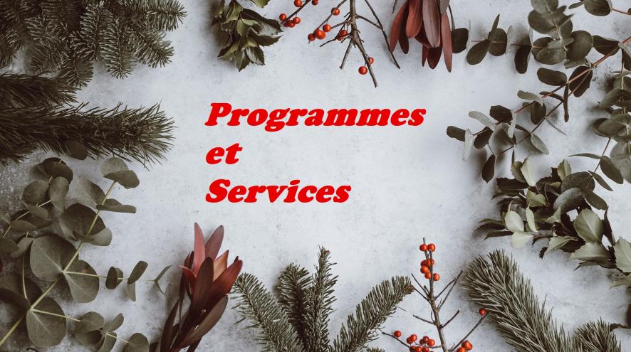 Programmes et services