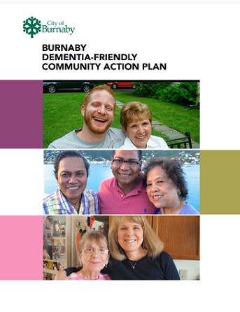 Front cover of the Dementia-Friendly Action Plan for Burnaby.