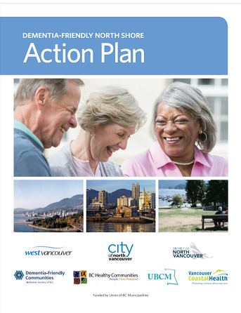 Front cover of the Dementia-Friendly Action Plan for North Shore.