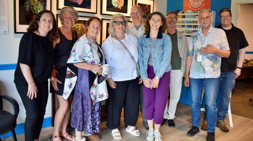 Geoffrey Bird photo exhibit opening