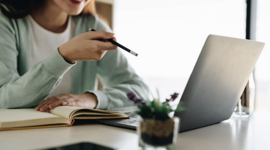 Woman on laptop