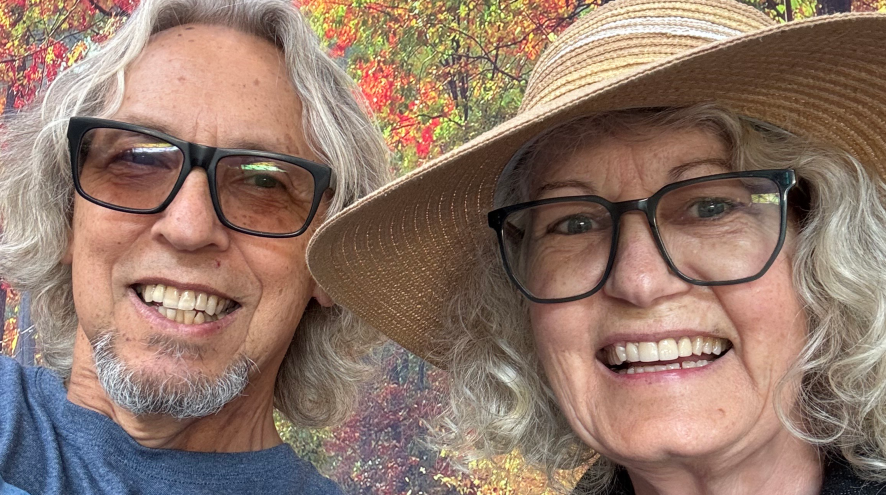 Tobias and his wife Marsha