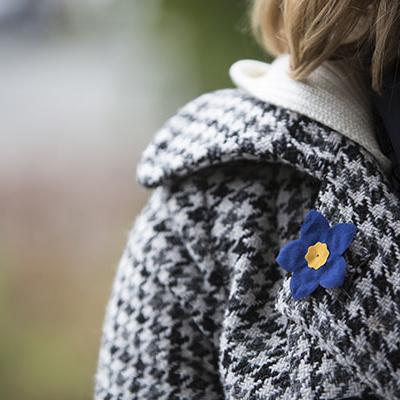 Forget Me Not pin