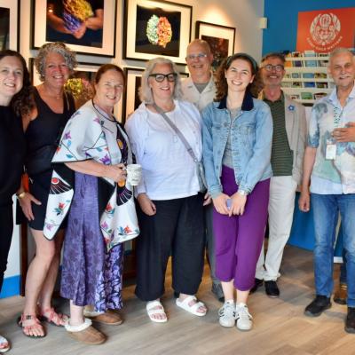 Geoffrey Bird photo exhibit opening