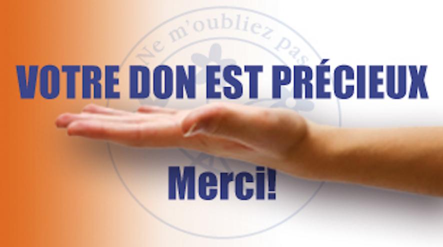 votre don est precieux poster