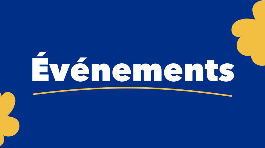 evenements à venir