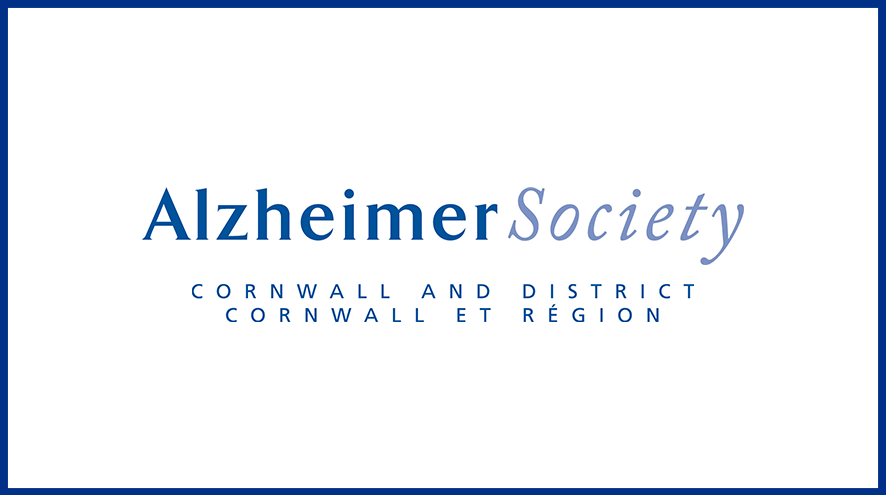 Alzheimer Society of Cornwall and District wordmark and identifier.