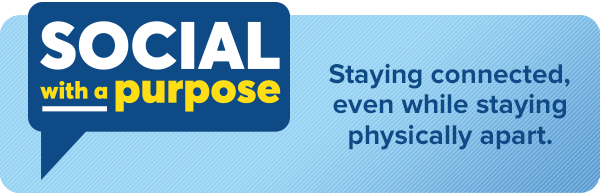 Social with a purpose banner