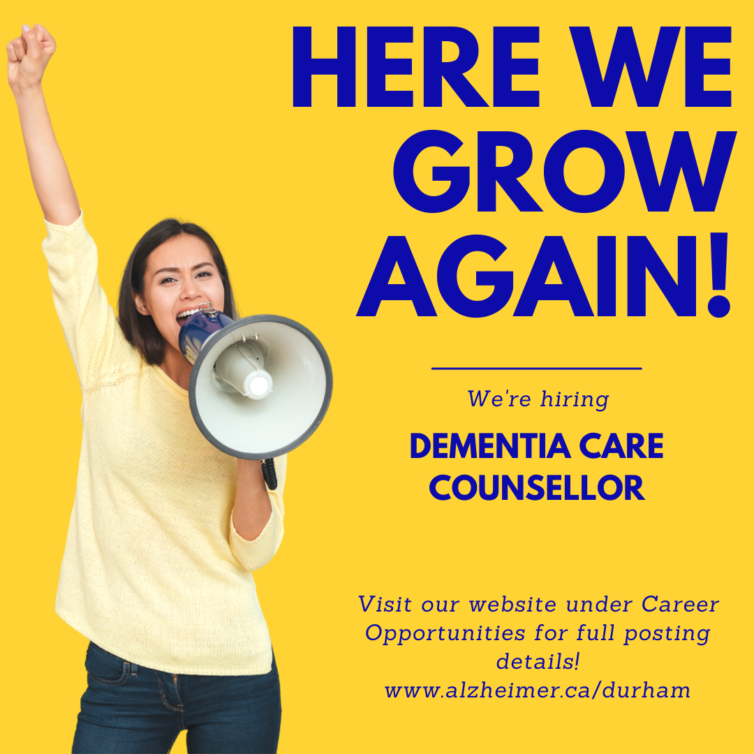 We're hiring a dementia care counsellor