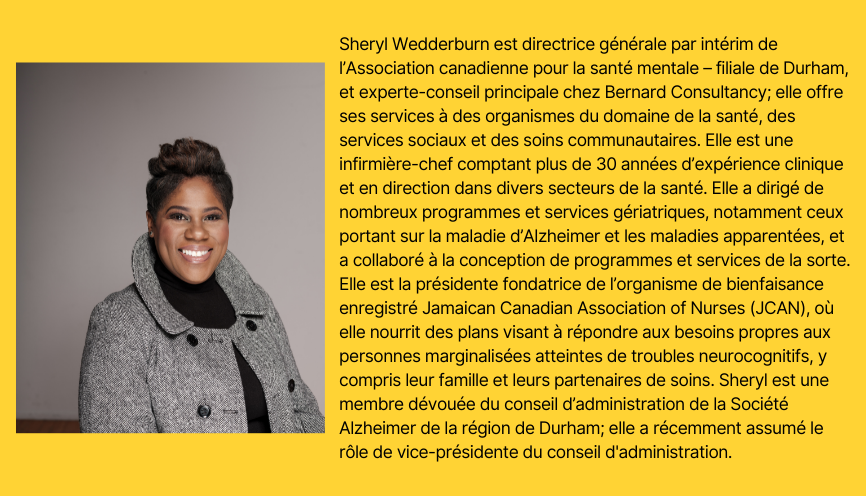 Sheryl Wedderburn Profile French