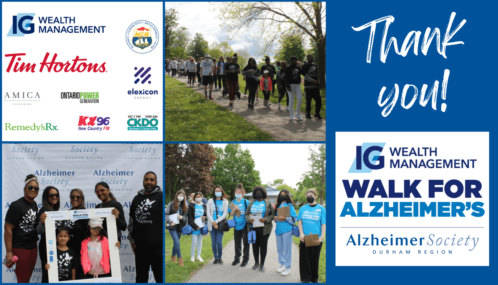 IG Walk for Alzheimer's Thank you!