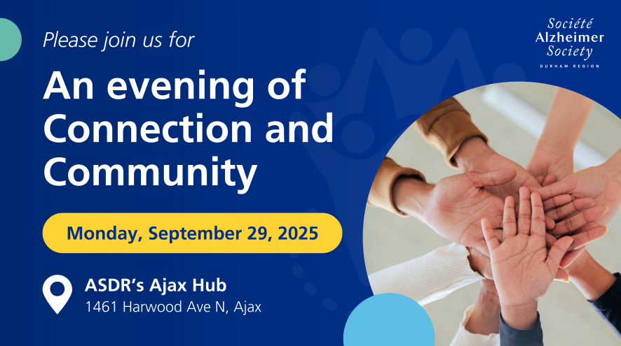 Please join us for an evening of Connection and Community on Monday, September 29th at our Ajax Hub.