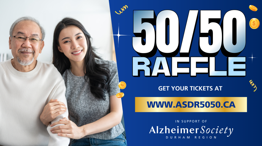 5050 Raffle! Get your tickets at asdr5050.ca