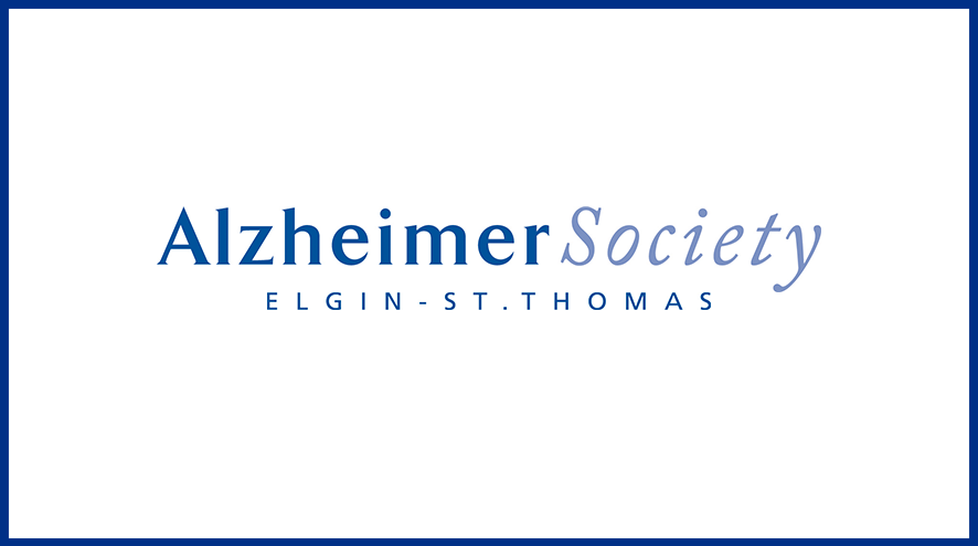 Alzheimer Society of Elgin-St. Thomas wordmark and identifier.