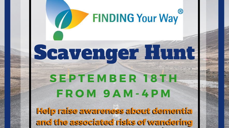 Finding Your Way Scavenger Hunt 2021 Poster