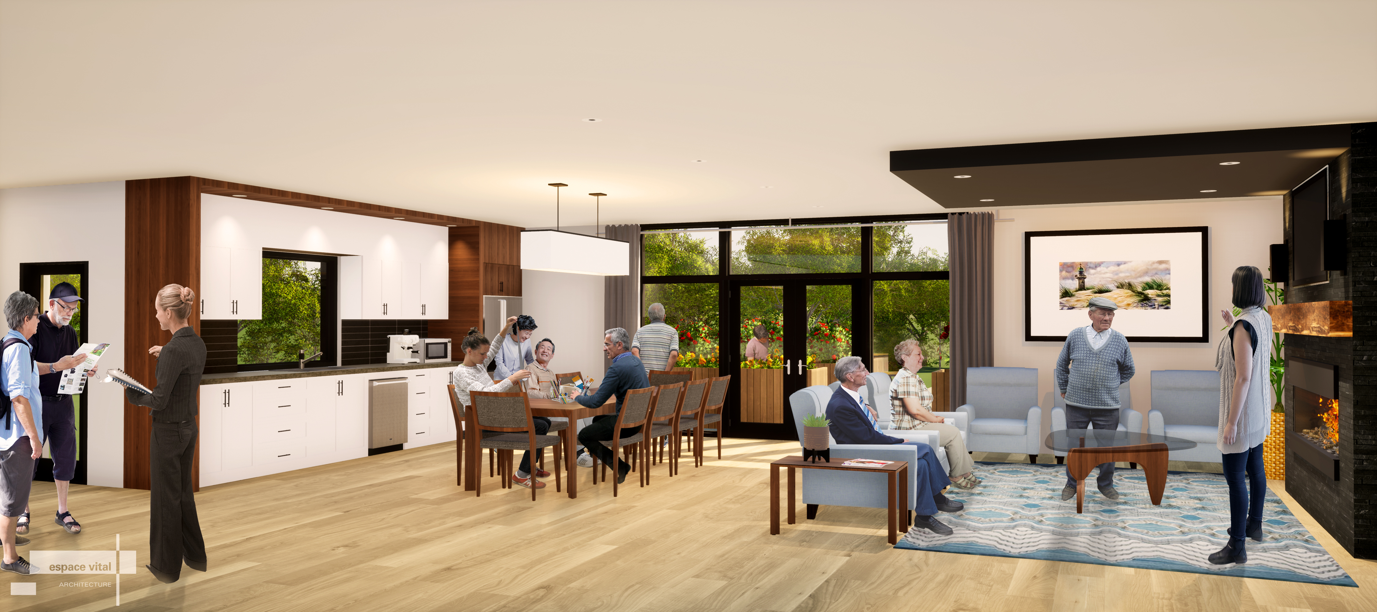 Plan 3D de la Maison Georges-Henri Rousseau