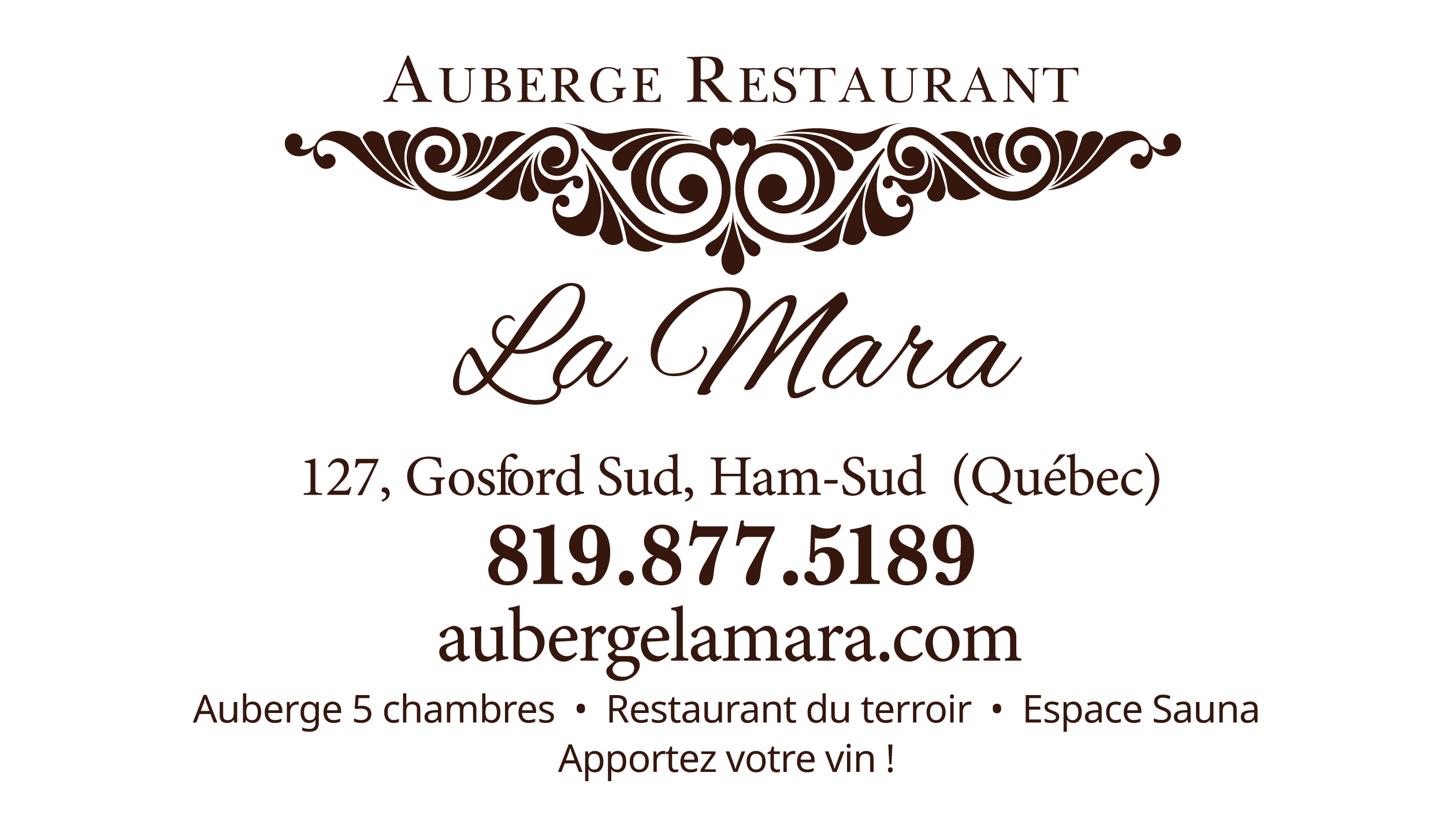 Auberge restaurant La Mara