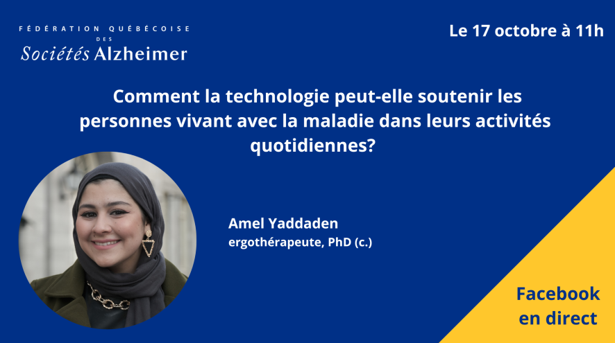 Conférence sur comment la technologie peut-elle aider les personnes atteintes dans leur quotidien
