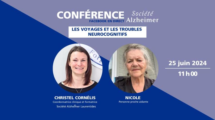 facebook en direct sur les voyages et les troubles neurocognitifs le 25 juin
