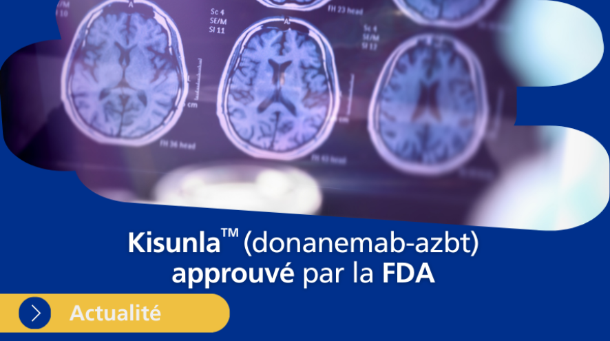 Kinsula approuvé par la FDA pour le traitement de la maladie d'Alzheimer