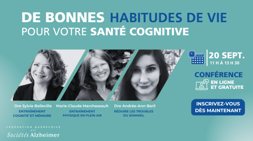 De bonnes habitudes de vies pour santé cognitive le 20 septembre