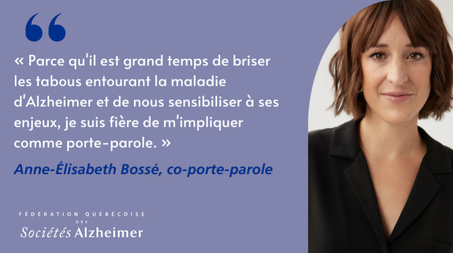 Photo de Anne Elisabeth Bossé porte parole de la FQSA