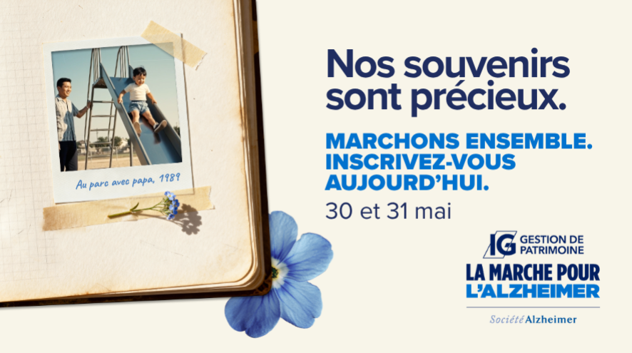 Marche pour l'Alzheimer les 30 et 31 mai