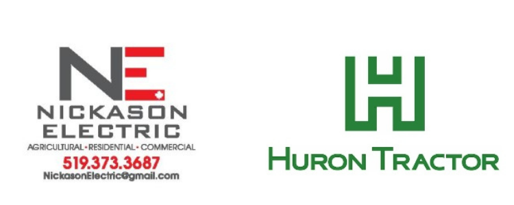 Nickason Electric and Huron Tractor Logos