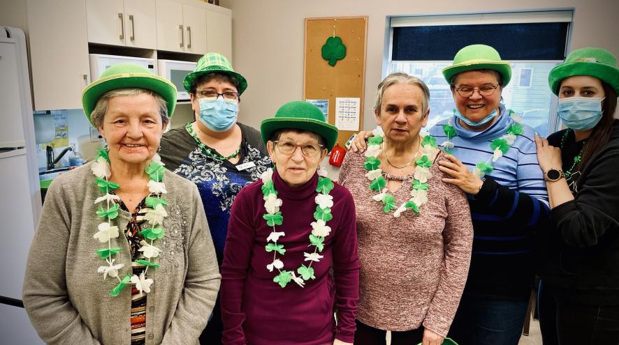 fête de la Saint-Patrick pour notre centre d'activités