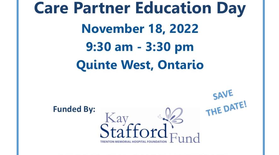 Kay Stafford Care Partner Education Day is November 18 2022