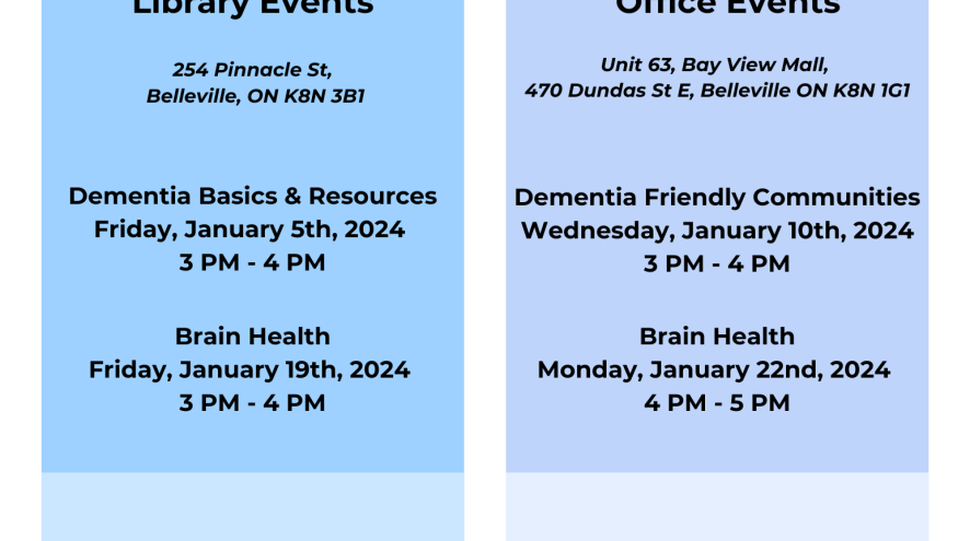 January Alzheimer Event