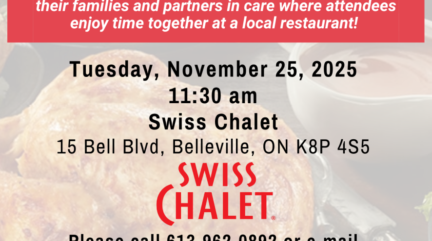 November 25th - Swiss Chalet Belleville
