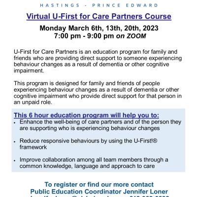 U-First for Care Partners