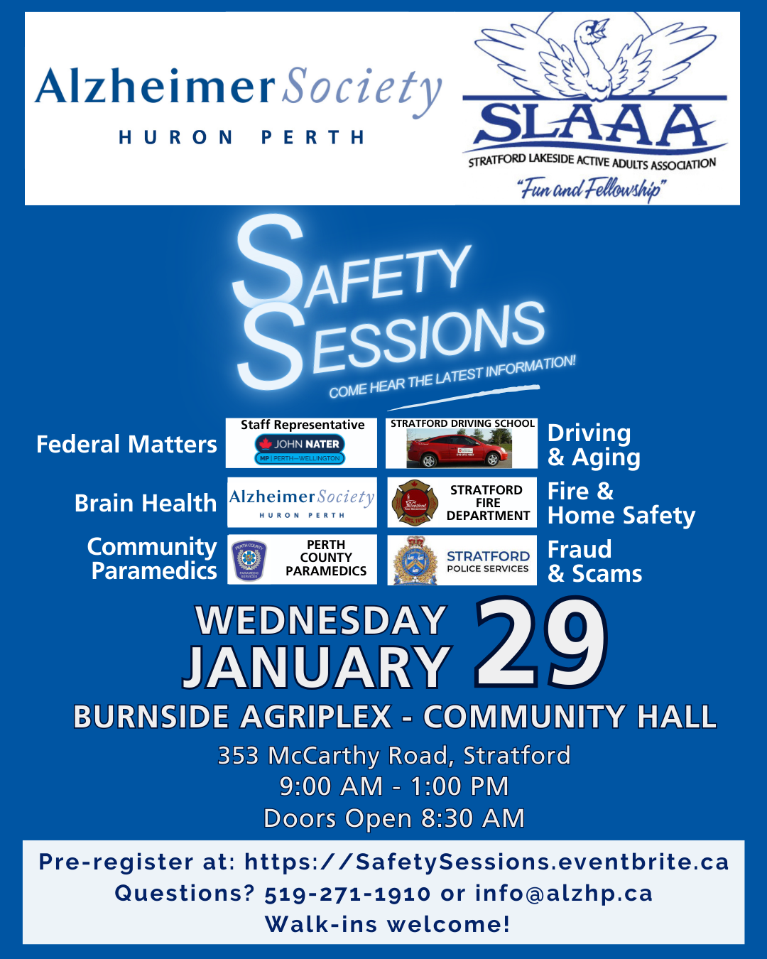 Stratford Safety Sessions