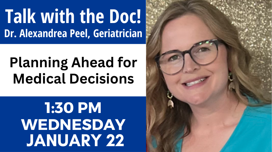 Image of Dr. Peel, Talk with the Doc January 22