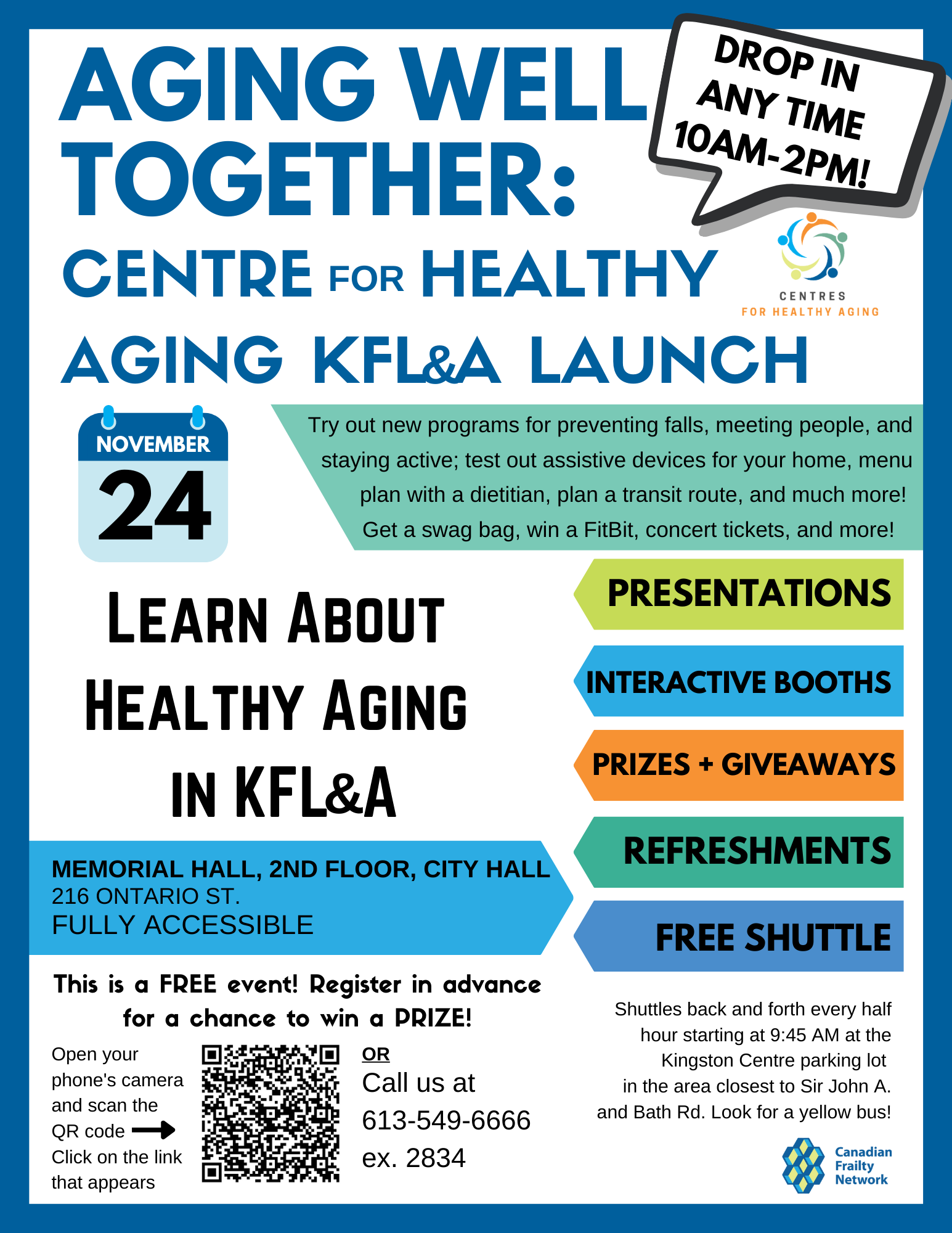 Aging Well Together: Learn About Healthy Aging in Kfl&A