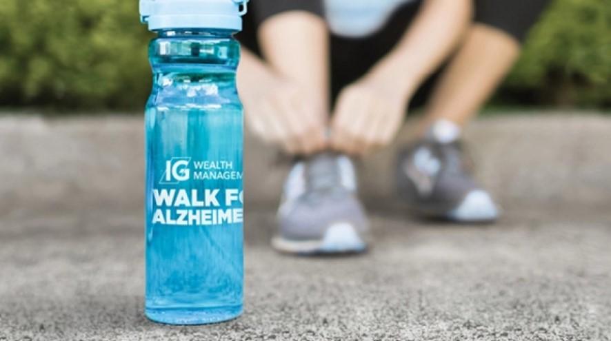Joggers feet and Water Bottle
