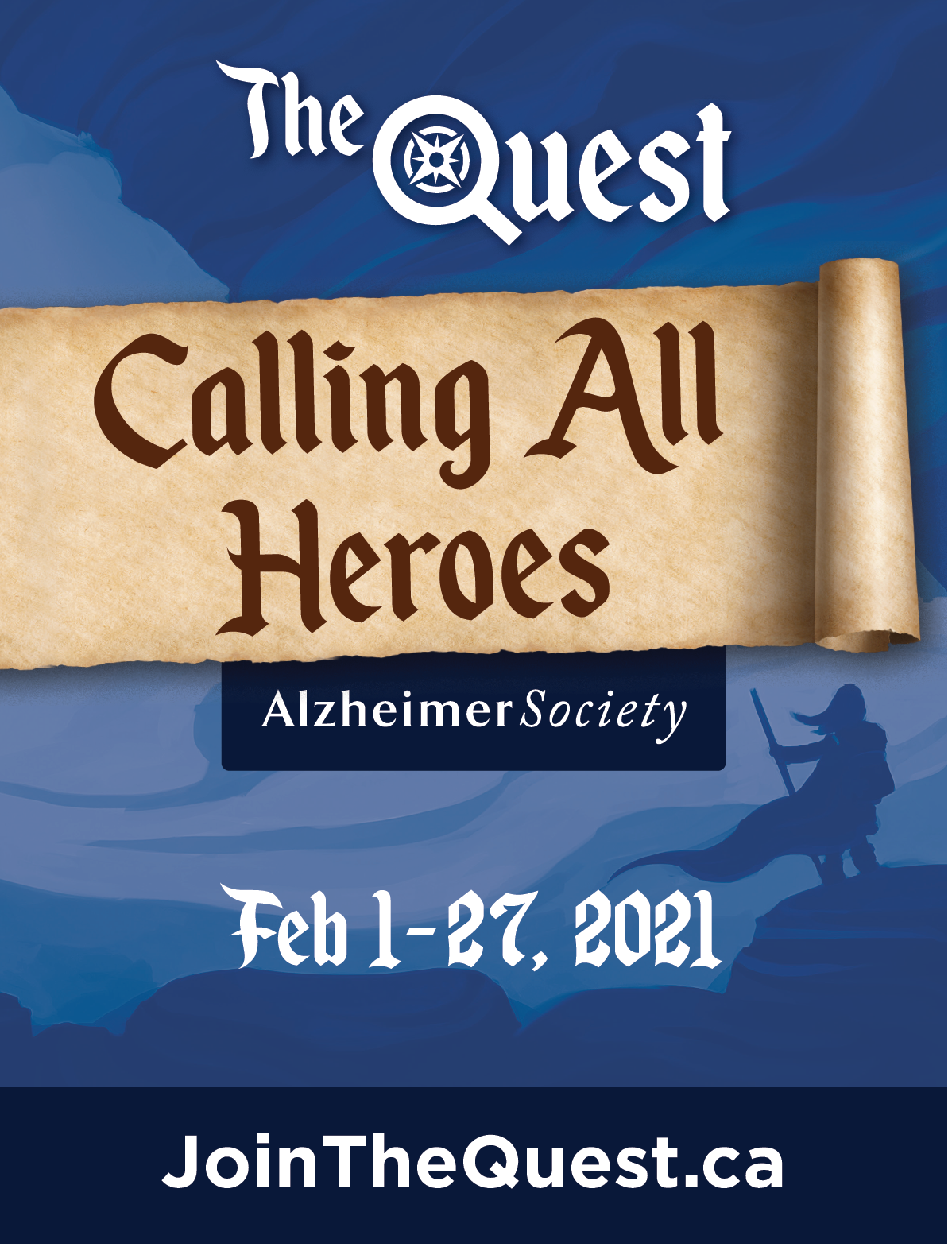the Quest February fundraiser poster