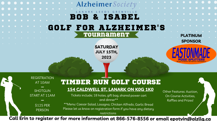 Golf for Alzheimer's Poster