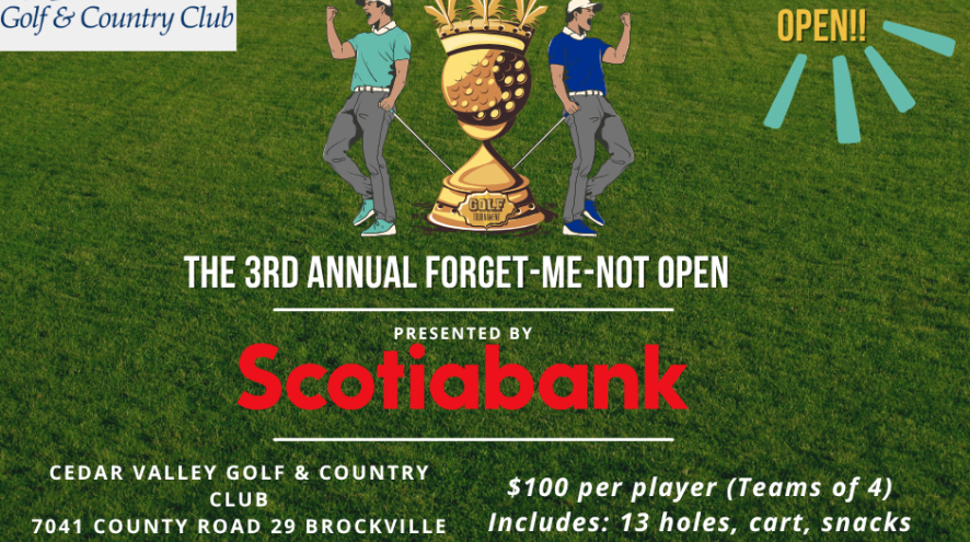3rd Annual Forget-Me-Not Open Golf Tournament