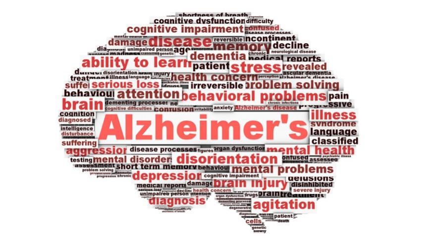 Alzheimer's word bubble