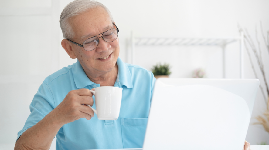 Man at computer