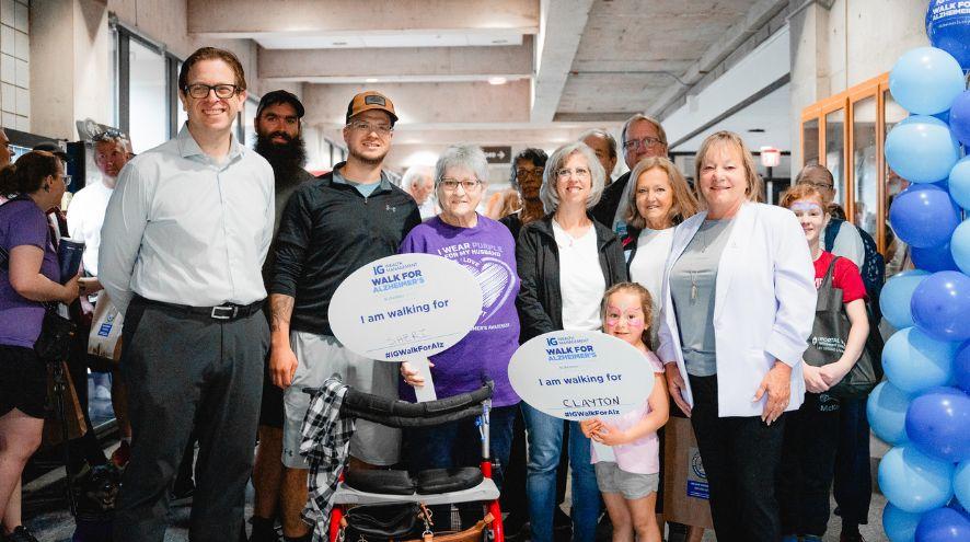 participants of the Walk for Alzheimers