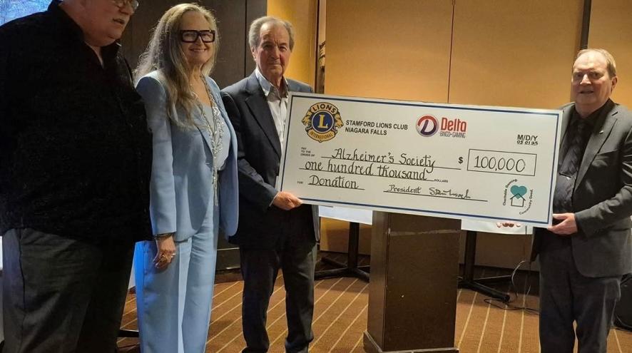 Stamford Lions Club Cheque Presentation