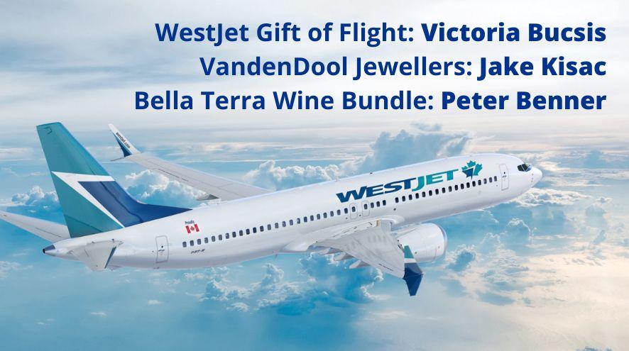 2025 WestJet Raffle Winners