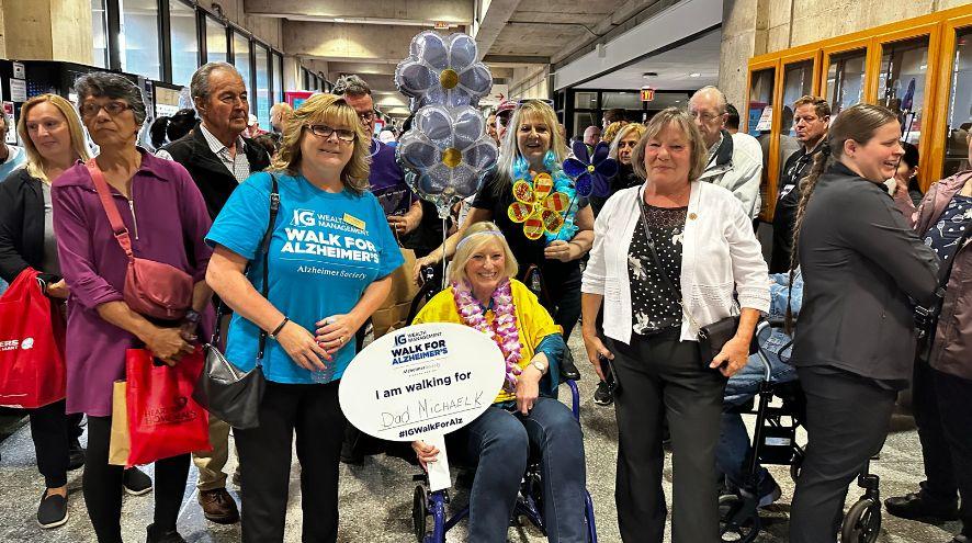 participants of the 2026 Walk for Alzheimers